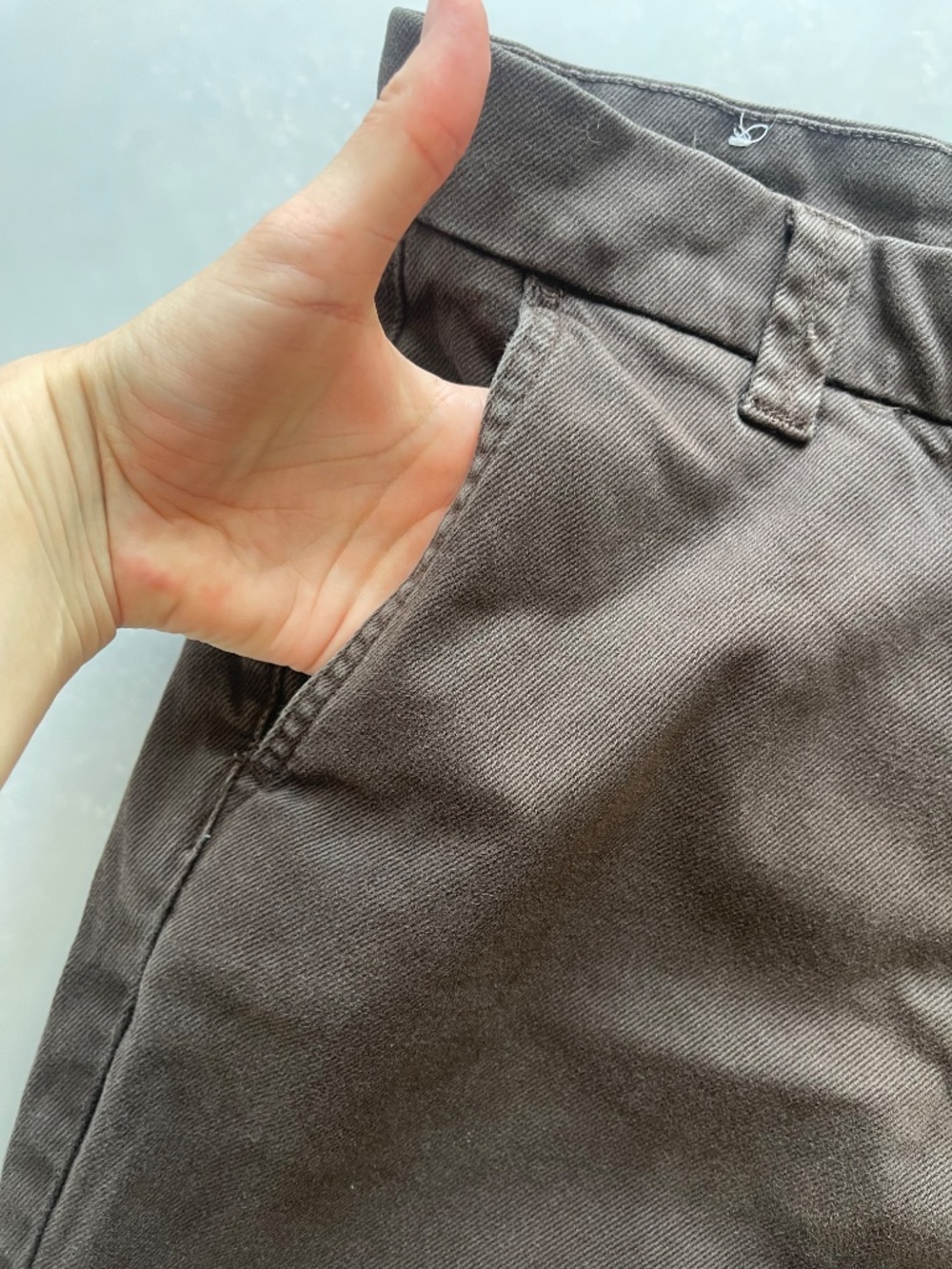 Zara Dark Brown Chino Pants Men’s Size 32 - Picture 3 of 8